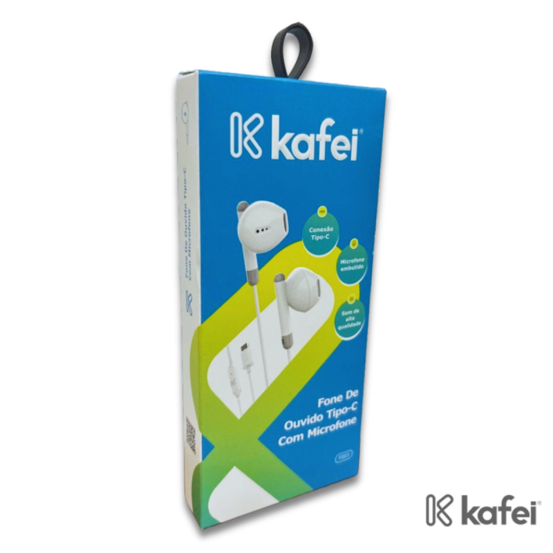 FONE DE OUVIDO TIPO-C COM MICROFONE