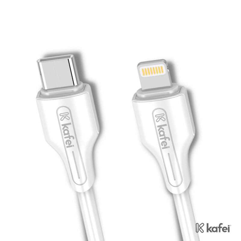 CABO LIGHTNING + TIPO-C PVC 1M