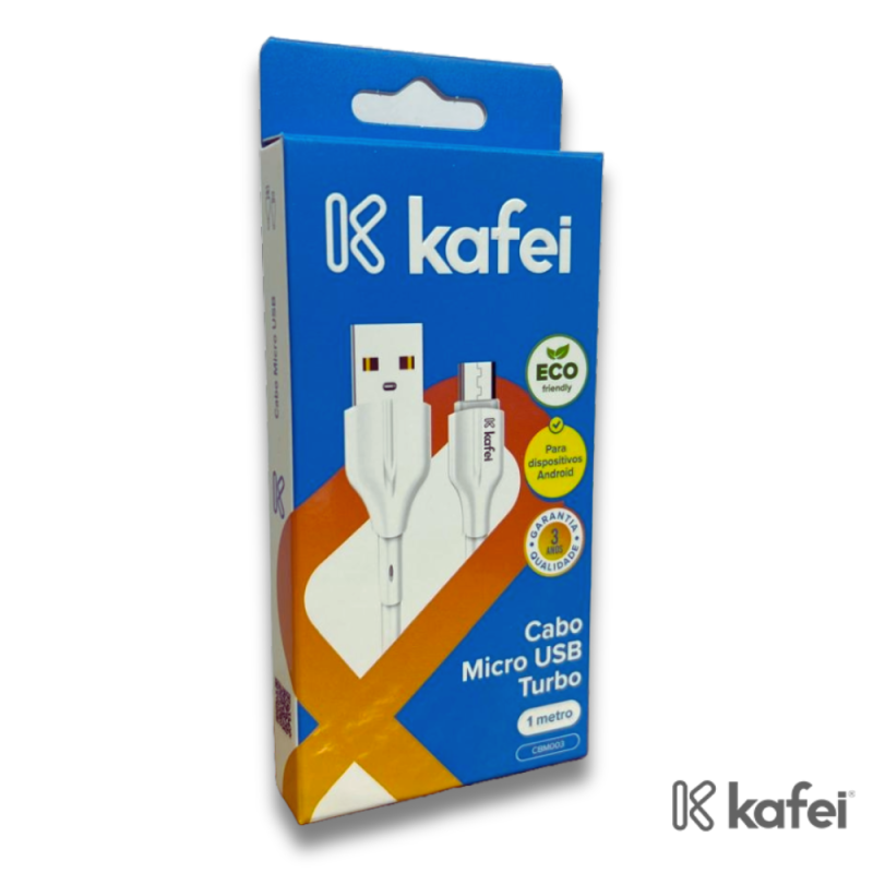 CABO MICRO USB  TURBO 25W PVC 1M