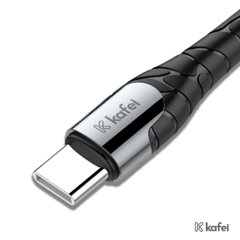 CABO LIGHTNING + TIPO-C NYLON TRANÇADO 2 M