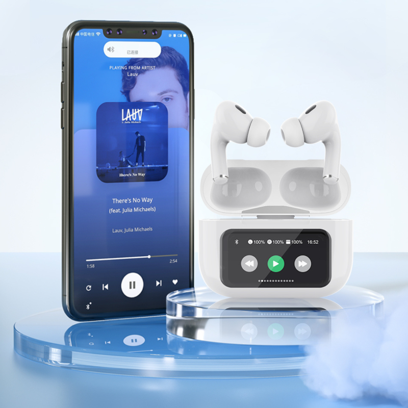 FONE DE OUVIDO BLUETOOTH PRO ANC COM TELA SMART