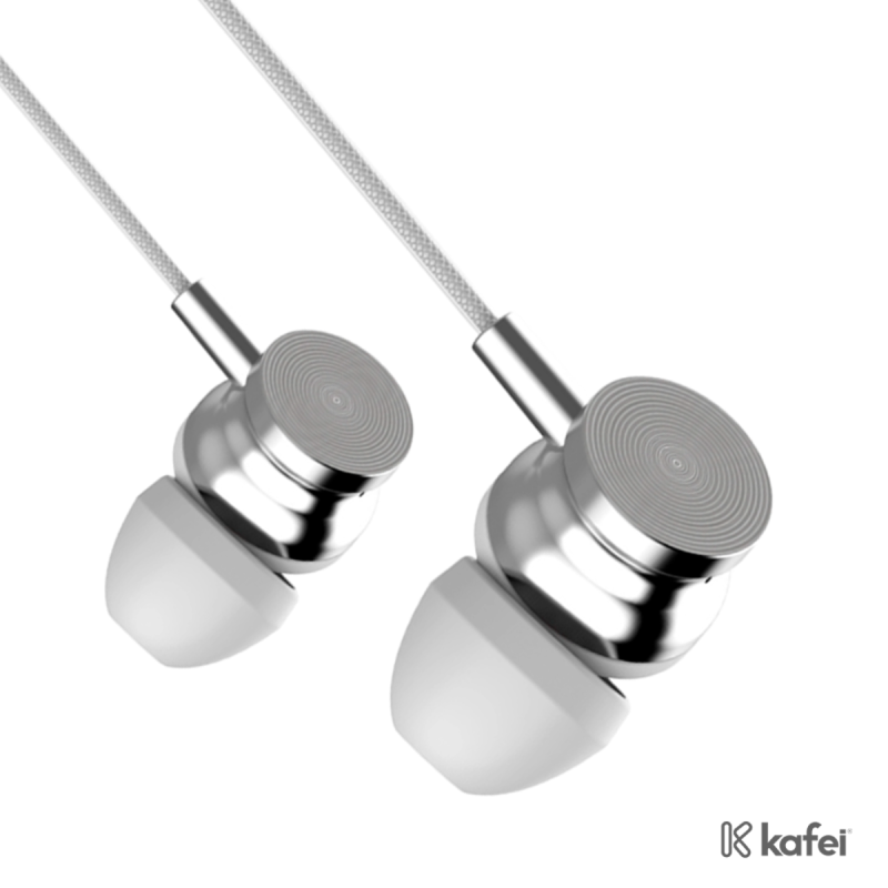 FONE DE OUVIDO COM MICROFONE - BRANCO