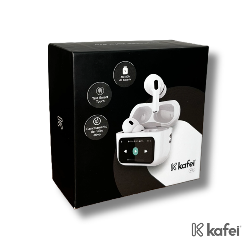 FONE DE OUVIDO BLUETOOTH PRO ANC COM TELA SMART