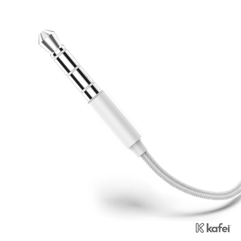 FONE DE OUVIDO COM MICROFONE - BRANCO