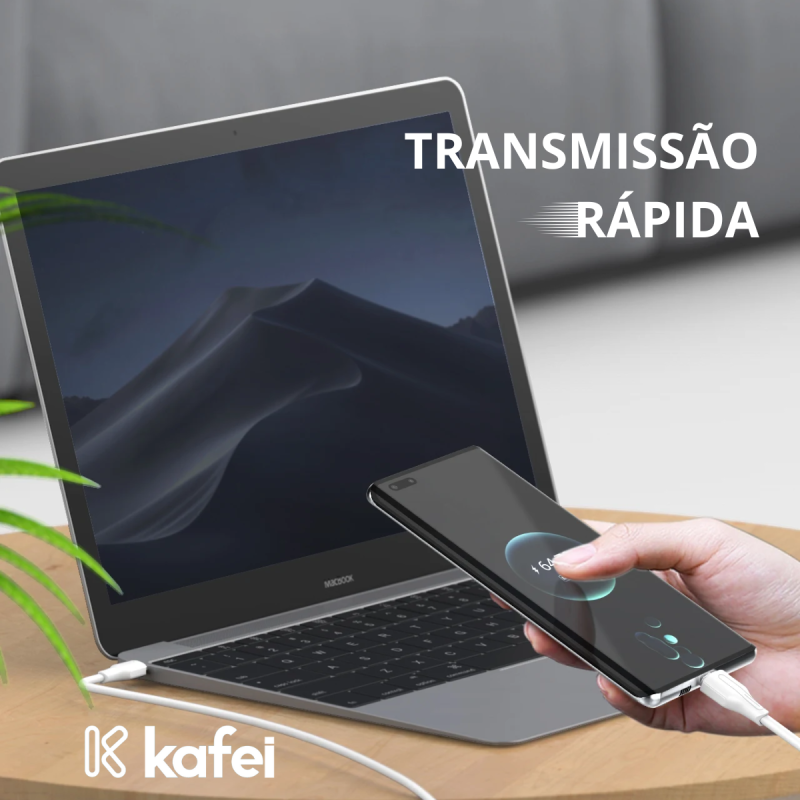 CABO TIPO-C / TIPO-C 65W PVC 1M